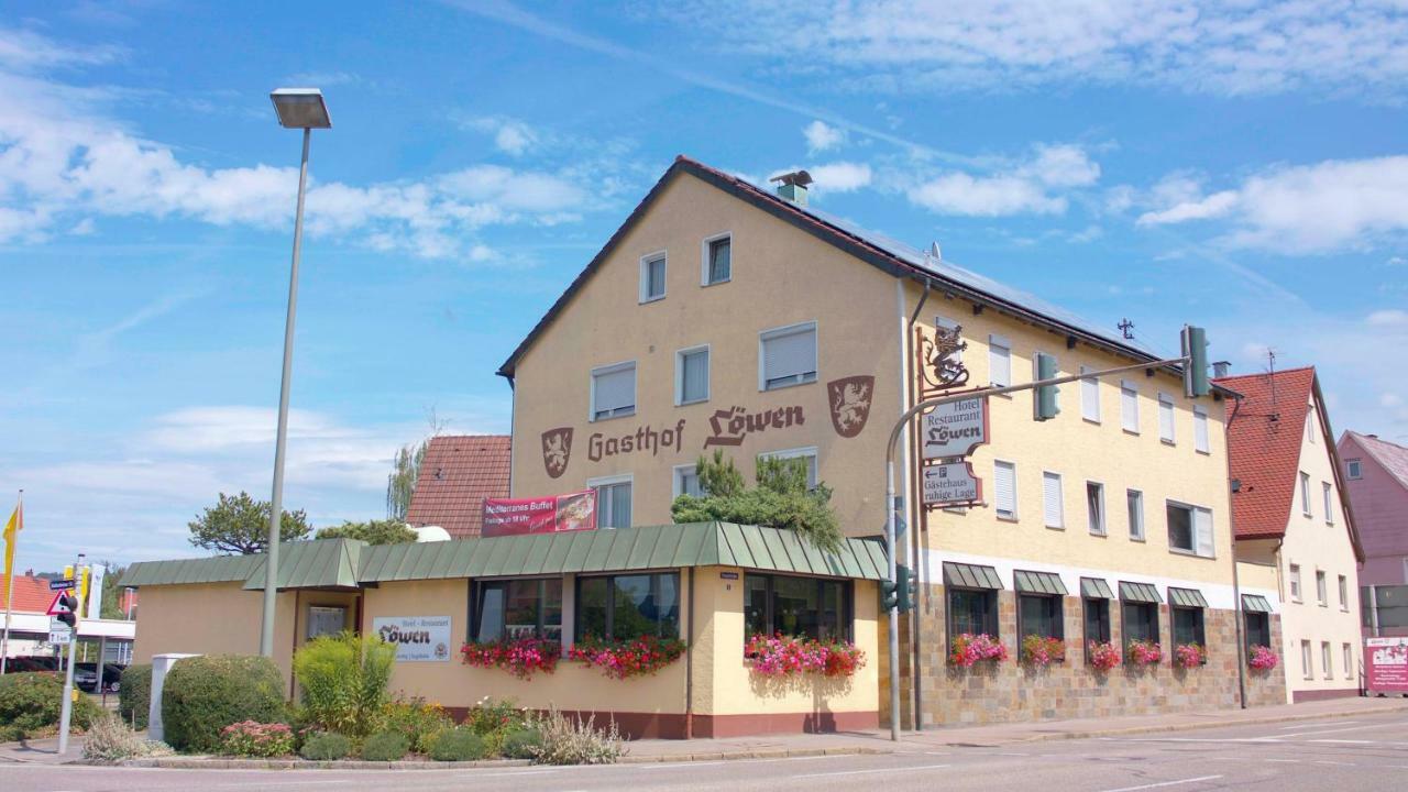 Süßen Hotel-Restaurant Und Gaestehaus Loewen מראה חיצוני תמונה
